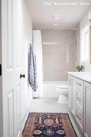 Situated in bath, within 900 yards of bath abbey and 900 yards of the roman baths, white guest house features free at the guest house, the rooms have a desk, a tv and a private bathroom. Gray And White Guest Bathroom Reveal The Weathered Door