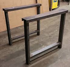 Metal Table Legs 3 C Channel Custom Made Beam Legs Steel Barn Wood Butcher Block Office Desk Kit Kitchen Table Wood Metal Table Legs Wood Chair Design