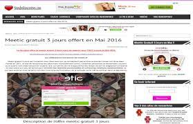 L'offre meetic 3 jours gratuit n'est plus valable pour tout nouvel inscrit en mars 2021. Meetic Gratuit L Offre Plebiscitee Par Les Celibataires