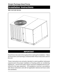 Nordyne Q4 Series Users Manual Manualzz Com