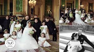 The two included a little goodie in the post: New Official Portrait Of Prince Harry And Meghan Markle S Royal Wedding Youtube