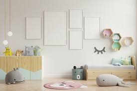 Mock Up Poster Frame In Children Room Kids Room Nursery Mockup White Wall In 2020 Kids Room Wallpaper Kids Room Poster Frame