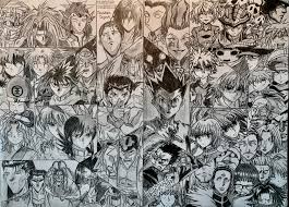 Art Hi Guys Following The Encouraging Response For Her Work On Aot The Other Day My Sis Sketched Another Collage Of Yu Yu Hakusho And Hunter X Hunter As A Tribute To The attack on titan manga characters tier list below is created by community voting and is the cumulative average rankings from 112 submitted tier lists. art hi guys following the encouraging