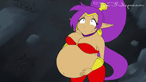 Shantae Shantae (character) Belly Expansion Animated - Lewd.ninja