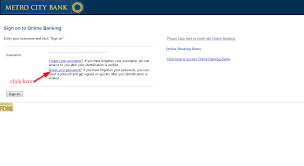 Your account number should be below the account holder's name. Metro City Bank Online Banking Login Login Bank