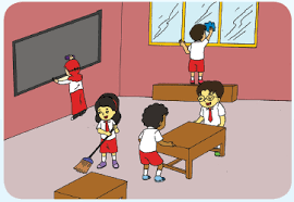 Download now menjelang hari lebaran saatnya bersih bersih halaman all. Gambar Animasi Gotong Royong Di Rumah Orion Gambar