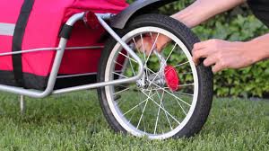 I screwed it in using appropriate length screws. Wike The Walk And Bike Company Maya Single Wheel Trailer
