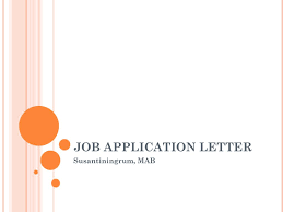 A creative cover letter can make your job application stand out from the rest of your competition. Ppt Job Application Letter Powerpoint Presentation Free Download Id 1654296