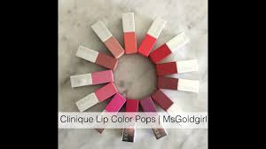 Clinique Pop Lip Color Review Swatches Msgoldgirl