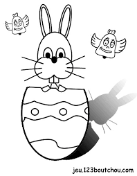Coloriage ƒ dessiner de lapin de paques. Coloriage Enfant Martin Le Lapin De Paques Pour Enfants A Imprimer Gratuitement Assistante Maternelle Biz