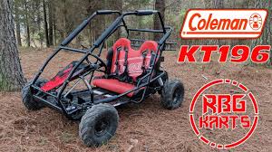 Coleman powersports 100cc go kart. Coleman Kt196 Review Youtube