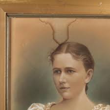 A Fantasy Landscape Painting and Portrait with Burwell Family Connection  (Lot 312