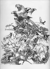 Bev Dolittle Prayer For The Wild Things Part 2 Animal Spirits Revealed Hidden Art Optical Illusions Art Western Art