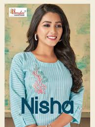 Rung Nisha Fancy Rayon Kurti Collection In Surat