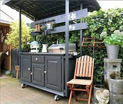 mobiele keuken rustiek huis tuin keuken