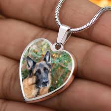 Pet Memorial Gift, Pet Picture Necklace Dog Memorial Gift, Pet Heart Shaped  Jewelry, Pet Lover Gift, Dog Mom Necklace, Custom Pet Jewelry