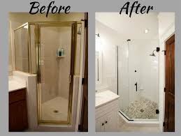 Shower Replacement Shower Re Do Oversized Showerhead Geometric Shower All Glass Shower Glass Walk I Bathrooms Remodel Shower Makeover Home Remodeling