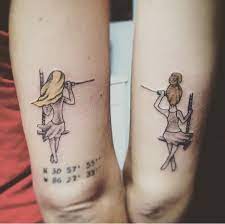 Contents  show 1 cute sister tattoo ideas. Bestfriend Tattoo Distance Tattoo Sister Tattoo Tattoos For Daughters Friendship Tattoos Sister Tattoos