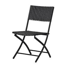 Parisian Wicker Folding Chair In Black White Bed Bath Beyond Folding Chair Outdoor Folding Chairs Outdoor Wicker Furniture