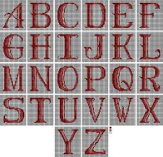 How To Work Alphabet Letters In Needlepoint Cross Stitch