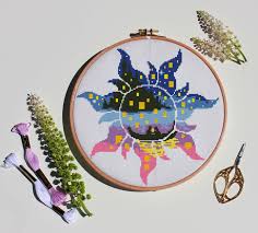 Free online christmas cross stitch patterns. Sun Cross Stitch Pattern Kids Love Nursery Fairy Love Couple Star Night Silhouette Sun Disney Cross Stitch Patterns Cross Stitch Patterns Nature Cross Stitch