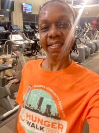 Elliptical 3 miles workout 4:15 am วรา STM PIPLETE 02 10 504 000A MNVH  ATLANTA COMMUNITY FOOD WALK HUNGER Prns HUNGER AL BODY CROSSRAMP PRECOR www  www.precor.6om KETT CALORIES 340 Pgs HEART