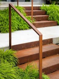 Outdoor Stair Railing Ideas Ideas Outdoor Railing Stair Stairsexterior Landschaft Treppe Aussengelander Aussenstufen
