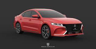 2020 Mitsubishi Gallant Study Envisions The Unlikely Rebirth Of A Mid Size Sedan Carscoops Mitsubishi Galant Mitsubishi Cars Sedan