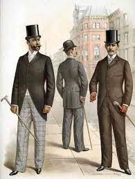 Funny craft / souvenir doll. The Suit In The 19th Century Zoom Victorian Men Victorian Mens Clothing Vintage Mens Fashion