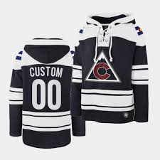 Women's navy colorado avalanche primary logo fleece pullover hoodie. One Stop Shopping Of Colorado Avalanche Custom Hoodie