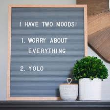 People also use these letter boards in their own homes to post short inspirational quotes on their desks, nightstands or in the entryway as a cute little. 1 835 Likes 125 Comments Letterfolk Letterfolk On Instagram In Other Words I 39 M Either Carpe Ing The Di Message Board Quotes Letter Board Lettering