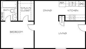 I Would Put A Small Washer And Dryer In The Closet 400 Sq Ft Floor Plans Bin Studio Apartment Floor Plans Guest House Plans