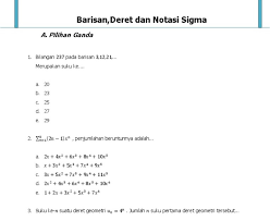 Soal Pilihan Ganda Induksi Matematika Dan Jawabannya Doc Dunia Sosial