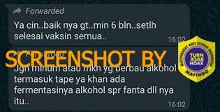 Ada beberapa makanan yang harus dihindari setelah vaksin agar berjalan efektif. Cek Fakta Tak Boleh Makan Dan Minum Mengandung Alkohol Hingga Soda Usai Divaksin