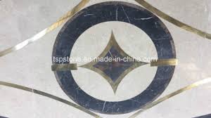 Using a stained concrete floor medallion design this project in new jersey shows how in one day you can have a fresh faux stone floor. China Customized Marble Stone Waterjet Mosaic Pattern Mosaic Border Medallion For Stone Floor Tiles With Metal Inlay Decoration Design China Medallion Tile Medallion Floor