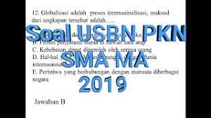 Kunci jawaban paket c 2018. Soal Dan Jawaban Usbn Pkn Sma Ma Suka Penjas Youtube