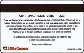 Check spelling or type a new query. Gift Card Pizza Little Caesars United States Of America Little Caesars Col Us Litca 004