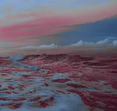 Sunset Waves Psd And Blue Image 7644469 On Favim Com Aesthetic, anime art, pink, kawaii, kiss, love, one person. sunset waves psd and blue image