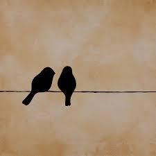 Birds Sitting On A Wire Painting Birds On A Wire By Jodi Leigh In 2020 Bird Stencil Art Bird Tattoo Wrist