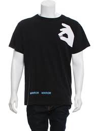 Asian size, suggest 1 size up. Off White Mirror Mirror Finger Tee Clothing Off21133 The Realreal