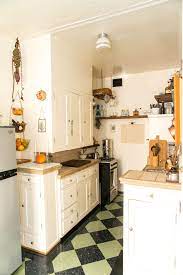 An Old World Inspired Small Shared Studio In La Apartment Therapy Small Spaces Small Apartment Therapy Apartment Kitchen