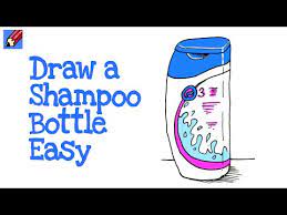 How To Draw A Shampoo Bottle Real Easy - Youtube
