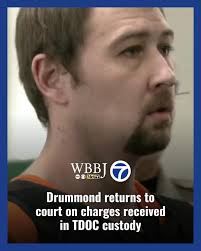 Austin Drummond was back in court Monday regarding attempted murder and  introduction of contraband into a penal facility, charges he received in  TDOC custody prior to his release from prison. Here's
