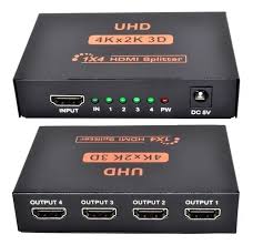 Splitter Mini Hd 1X4 4K