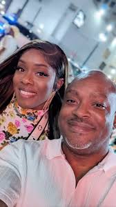 Happy Birthday to my 50yr old twin brother🥰🥰🥰 I hate taking pictures  with him cuz I always look like a man 😂😂