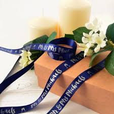 Wedding 15mm Personalised Printed Ribbon Printed Ribbon Wedding Ribbon Personalized Wedding