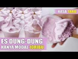 Hanya Modal 10ribu Jadi Es Krim Santan Dung Dung Rasa Taro Cara Membuat Es Krim Lembut Youtube Ice Cream Sweet Icing
