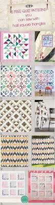 If you're in search of your next quilting project or just need to get your creative juices flowing, browse this collection of free quilting patterns we've put together just for you! 5 Free Quilt Patterns You Can Sew With Half Square Triangles Hst Art Gallery Fabrics The Creative Blog