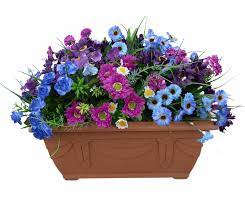 Rtfact flowers | artificial flower arrangements. Artificial Hanging Baskets Planters Eternal Bloom