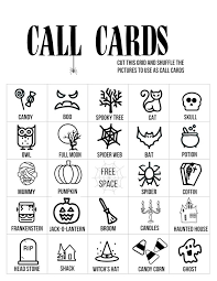 Halloween Bingo Printable Game Cards Template Paper Trail Design Halloween Bingo Halloween Bingo Printable Free Printable Halloween Cards